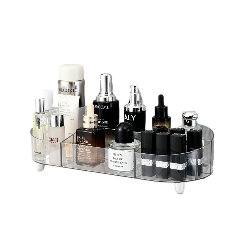 B81-5015 Cosmetics Storage Box, Accessories, Lipstick and Eyebrow Pencil compartmentalized storage rack, Transparent cosmetics storage box