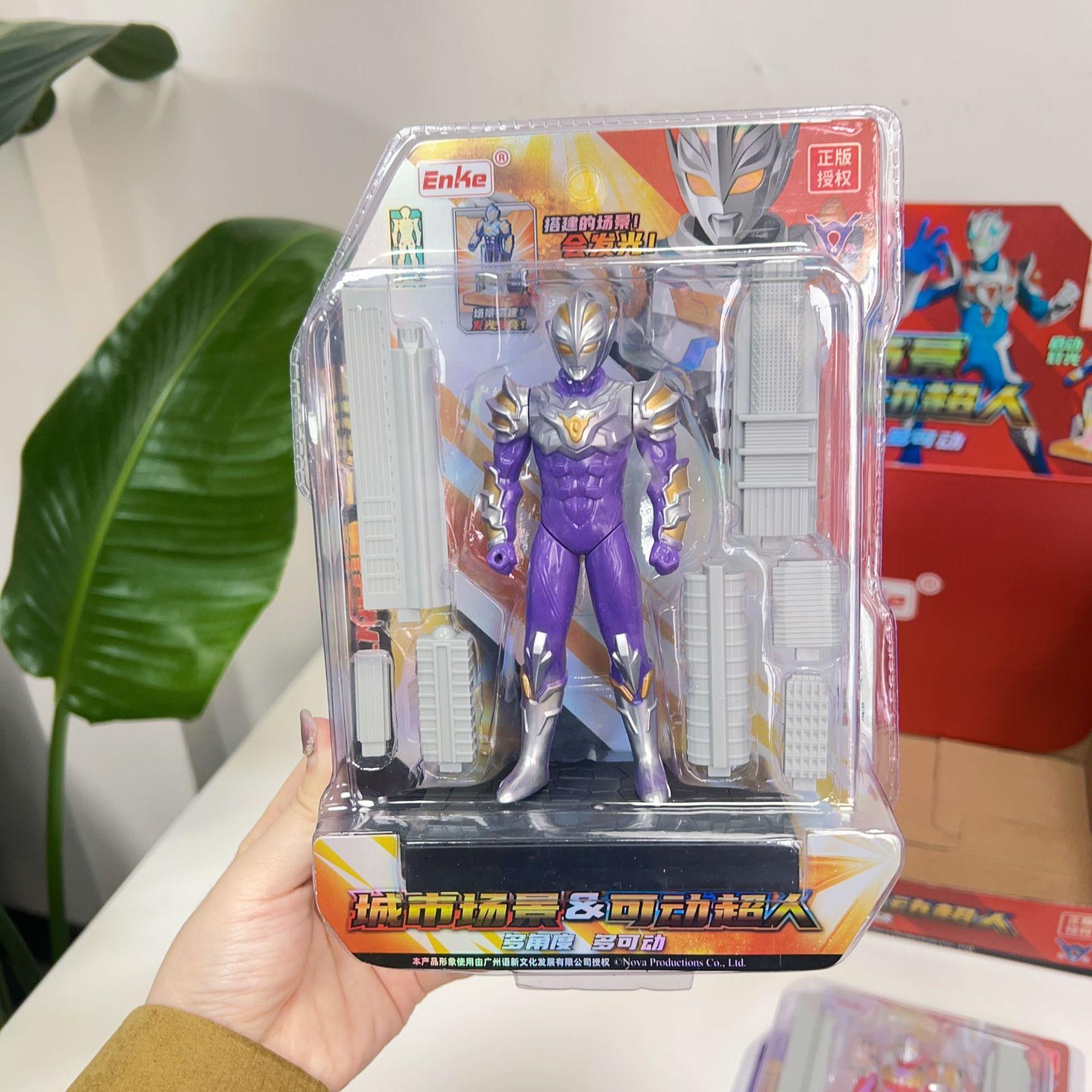 children's chinese superman boy model toy ott doll garage kit decoration gift set training institution gift Specification drawing