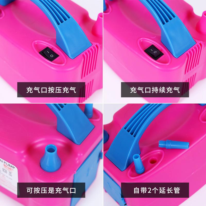 electric tire pump blowing balloons air pump electric inflator pumping ball electric pump tool balloon machine Specification drawing