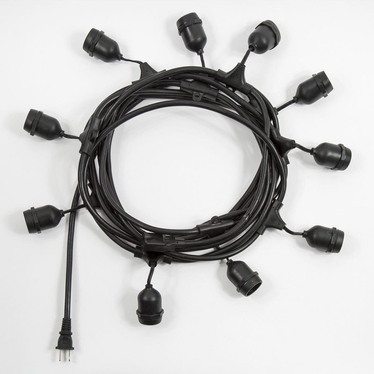 Outdoor Waterproof Socket Cable Outdoor Courtyard String Christmas Lights Wedding Arrangement Decoration Chandelier Camping Lighting Chain full figure
