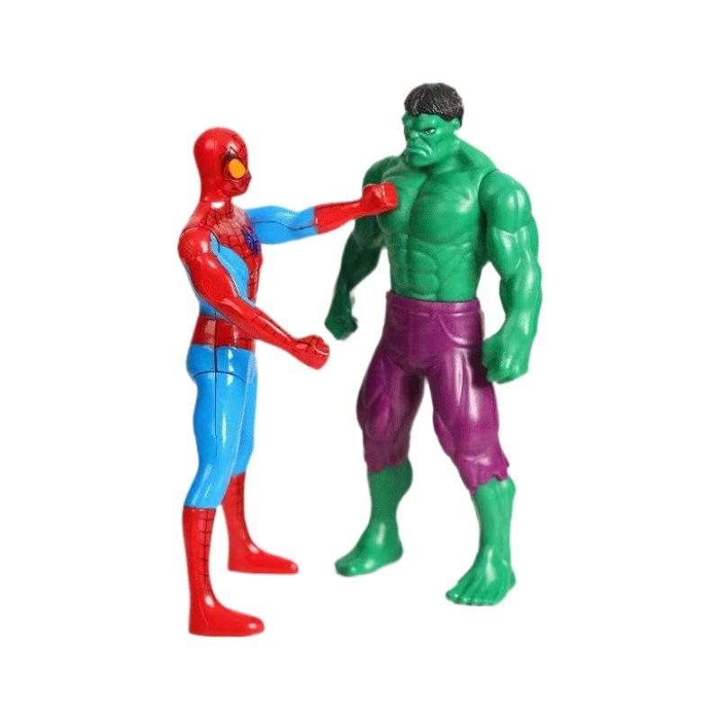 new rotating ultraman toy spider-man iron man american team hulk diga hand-made model toy wholesale Item Picture