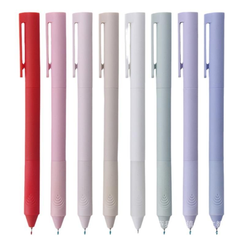 new rotary gel pen advertising marker morandi hot brush pen gift pen printable logo skin tag remover Item Picture