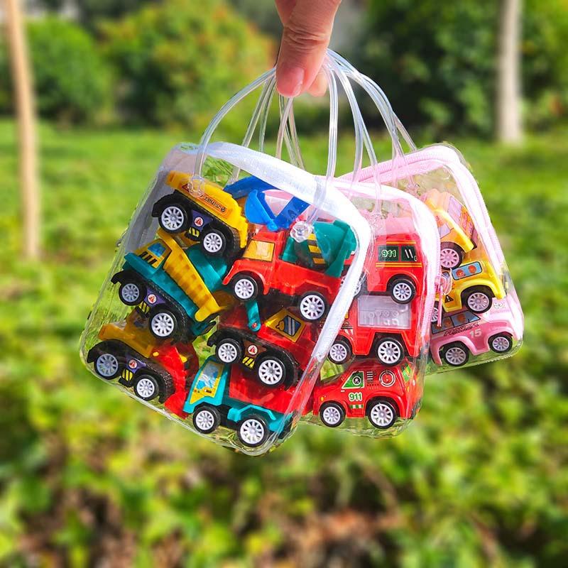 children's bagged pull back car toy warrior engineering car simulation cartoon trolley model toy wholesale hot sale Application Scenario