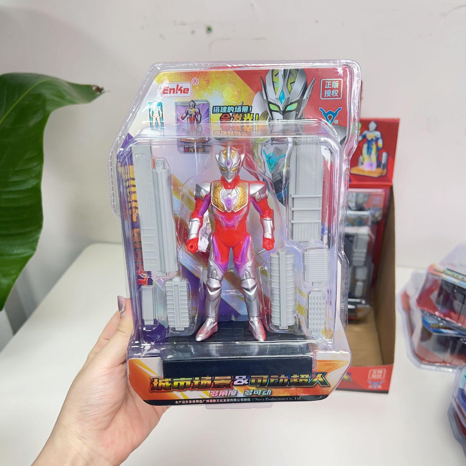 children's chinese superman boy model toy ott doll garage kit decoration gift set training institution gift Application Scenario