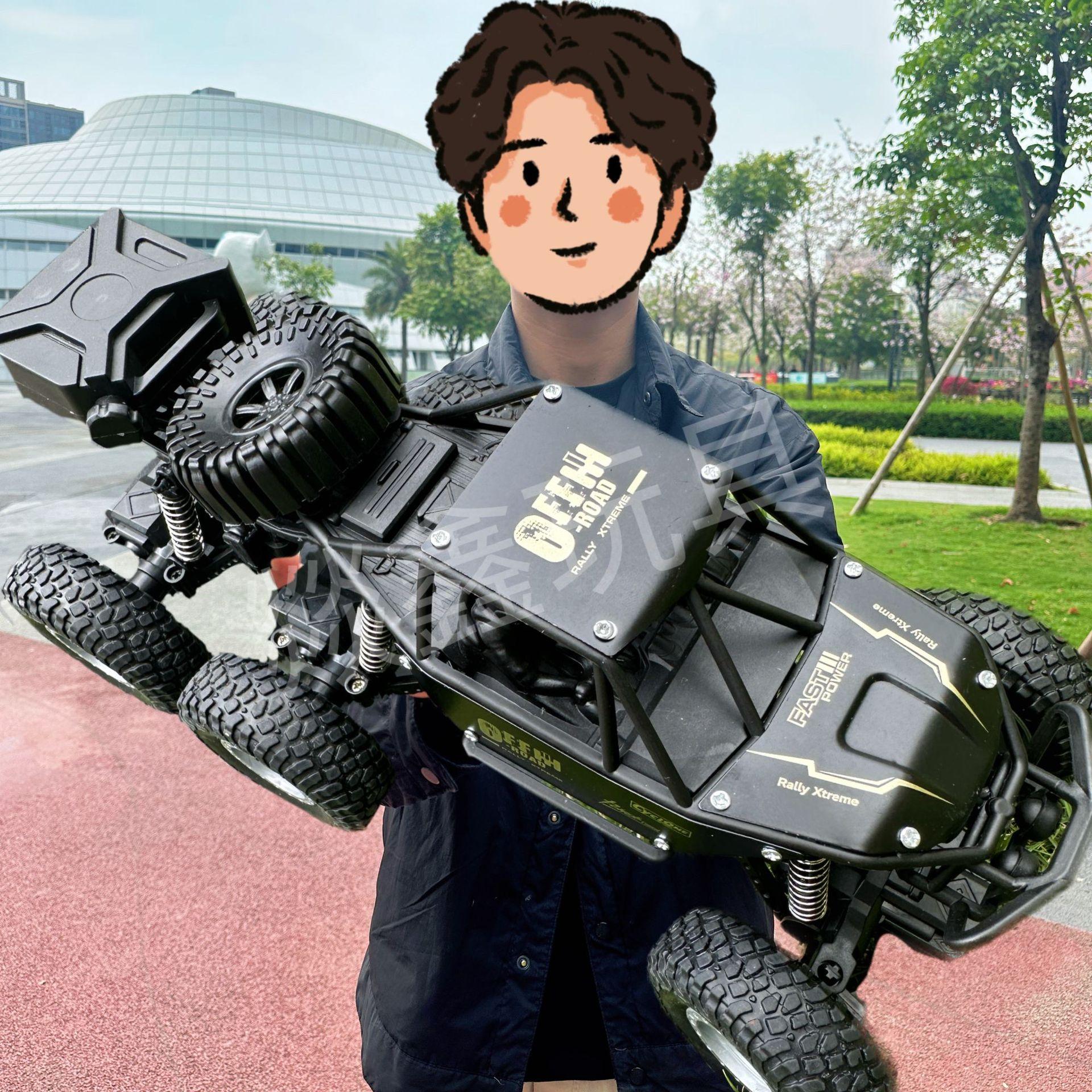 oversized alloy remote control car six-wheel four-wheel drive off-road vehicle climbing monster truck charging high-speed racing toy wholesale thumbnail
