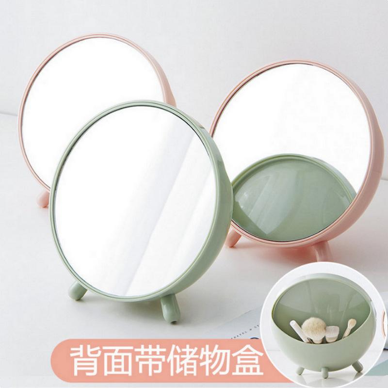 hd single-sided makeup mirror desktop dressing mirror beauty princess mirror folding square mirror desktop portable mirror full figure