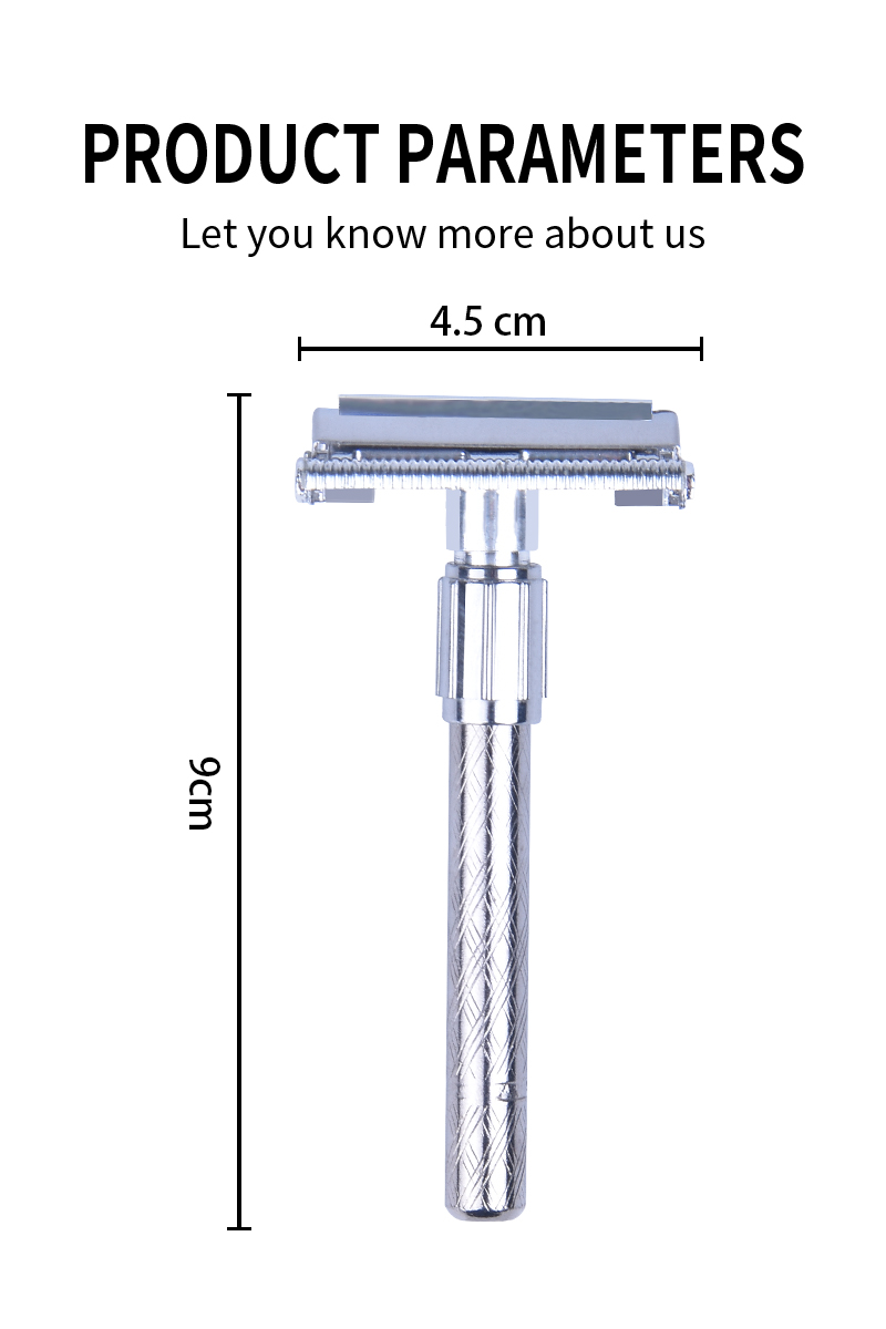 ALSHABAB吉派工厂直销手动复古刮胡刀男士双刃刀片剃须刀详情7