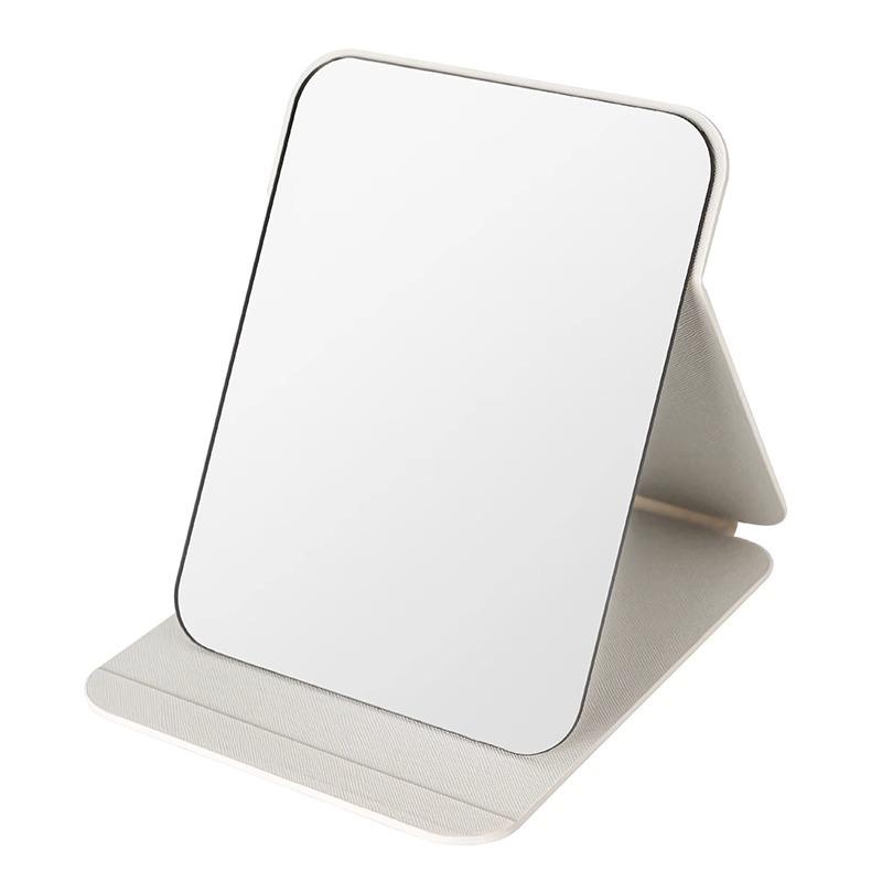 folding mirror makeup mirror student dormitory men's special dressing mirror desktop can stand household portable female Item Picture