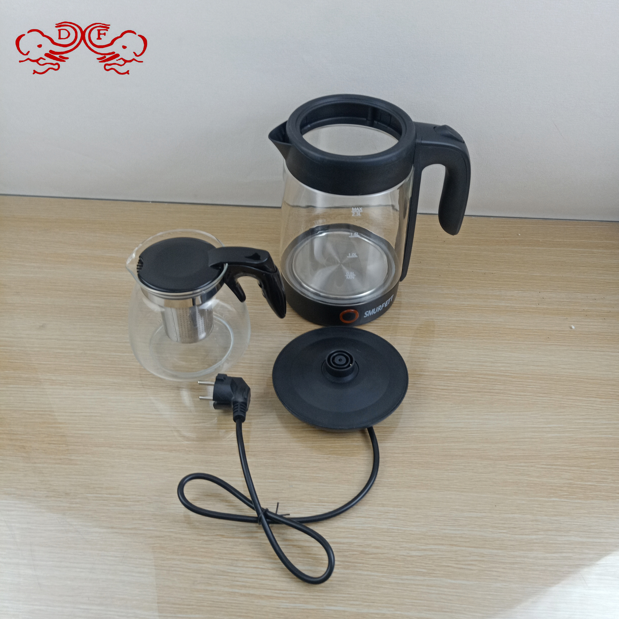 Df68862 Glass Electric Kettle Electric Teapot Health Pot Double Kettle Large Capacity Electric Kettle Kettle Df Tradinghouse Application Scenario