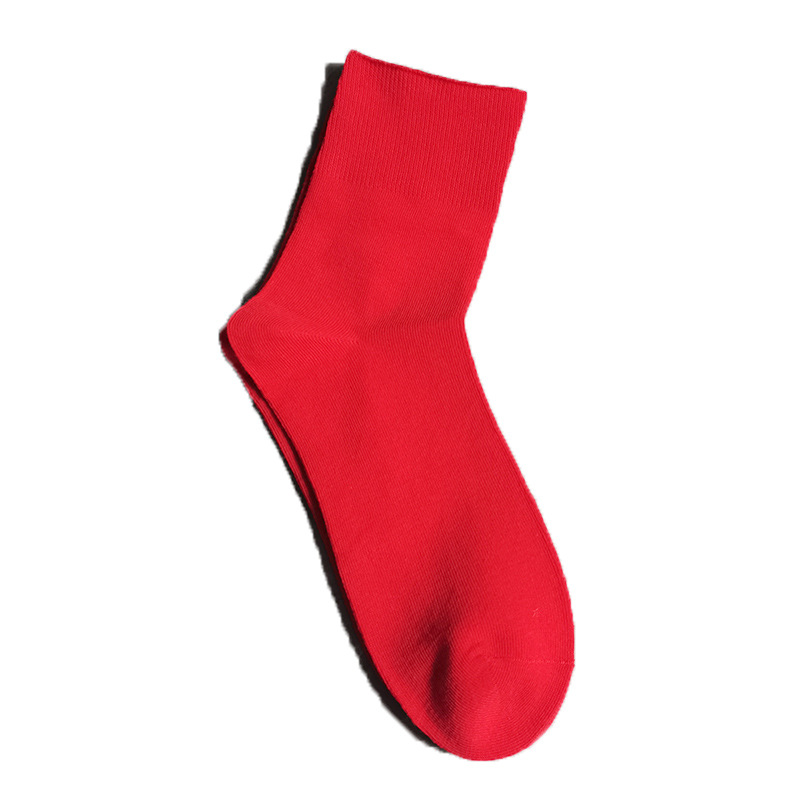 袜子/袜子男女长款潮流/冬季袜子/中筒袜/男袜白底实物图