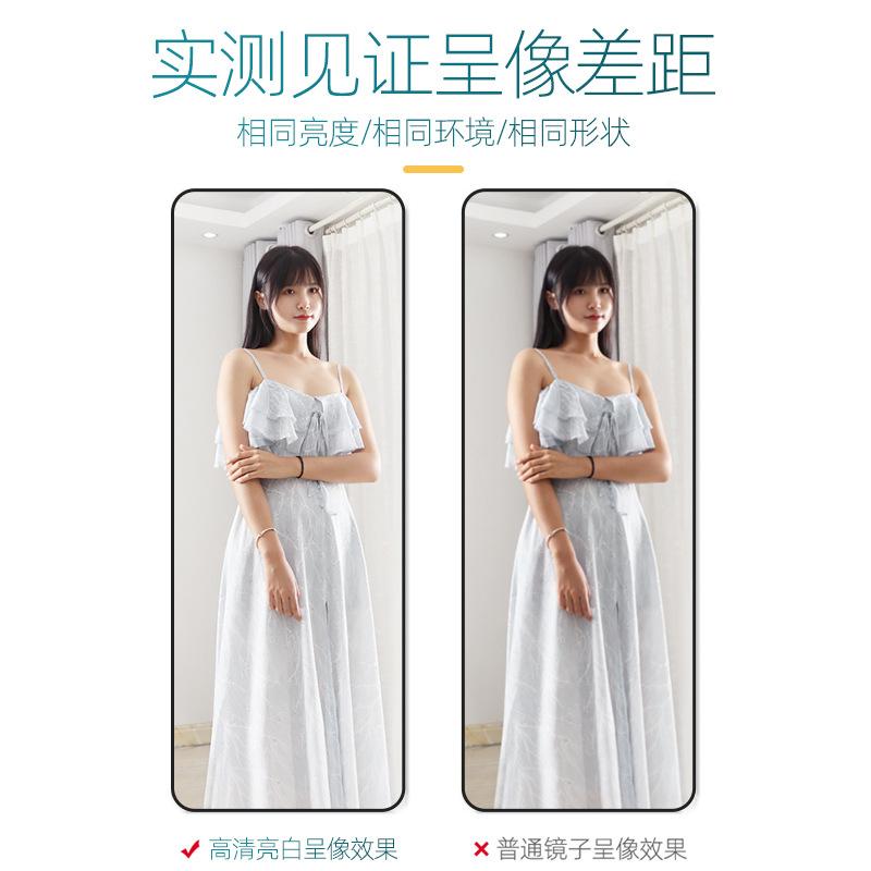 full-length mirror dressing mirror factory wholesale large size ins rounded corner clothing store home bedroom wall hangings fall Item Picture