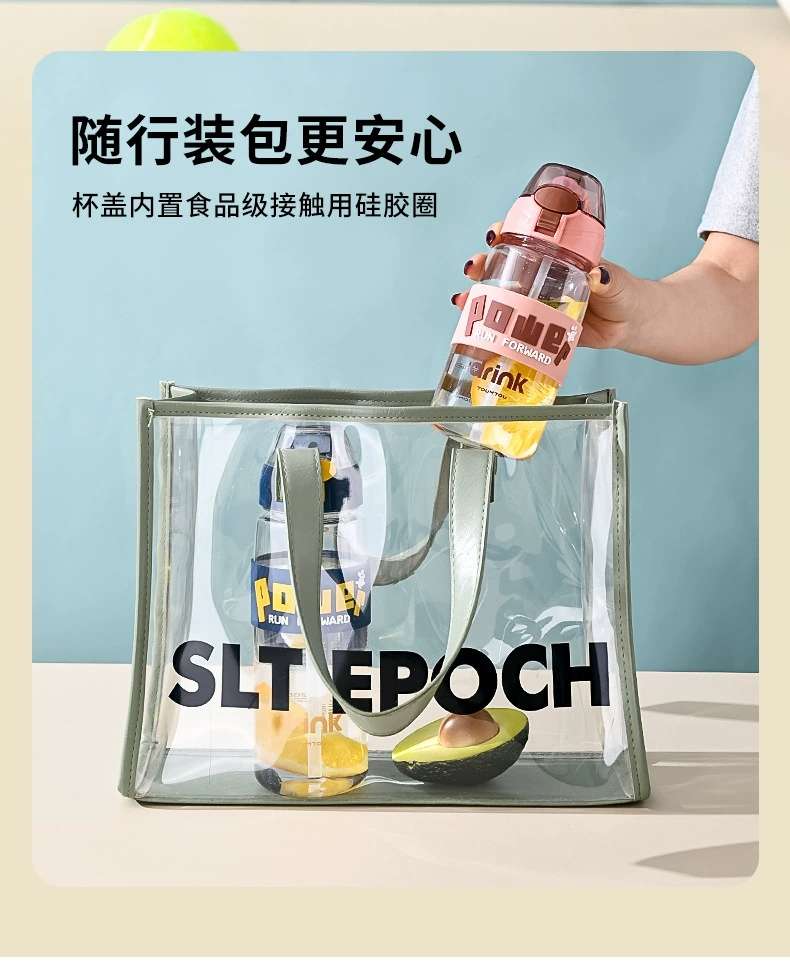 Y217-2333 water cup, high appearance level, large-capacity sports straw cup, drinking cup, space cup, simple and heat-resistant cup detail image 8