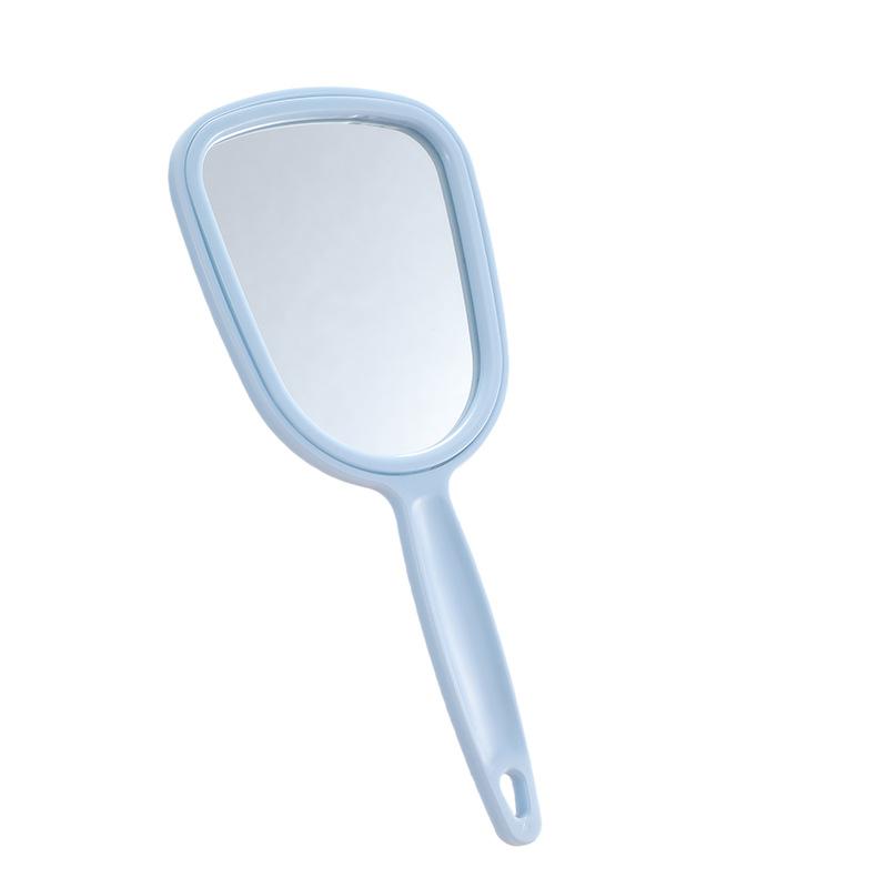 bow mirror wholesale square hand-held makeup mirror girls dressing beauty makeup portable handle small mirror Item Picture