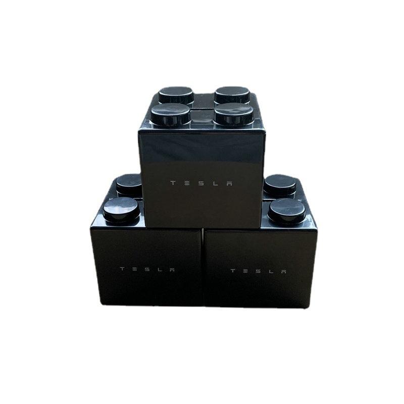tesla car promotional gifts printable building blocks savings bank building blocks coin bank building blocks piggy bank Item Picture