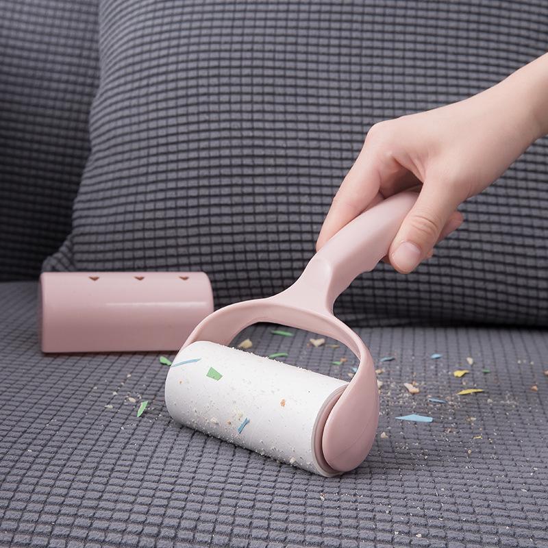 t tearable lint remover barrel self-produced portable sticky clothing pet sticky roller hair remover roller dust removal Specification drawing