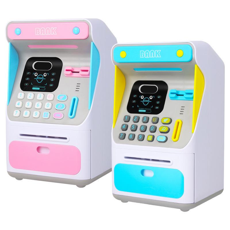 Cross-Border Face Recognition Induction ATM Piggy Bank Password Automatic Roll Money Piggy Bank Children's Toy Creative Gift Item Picture