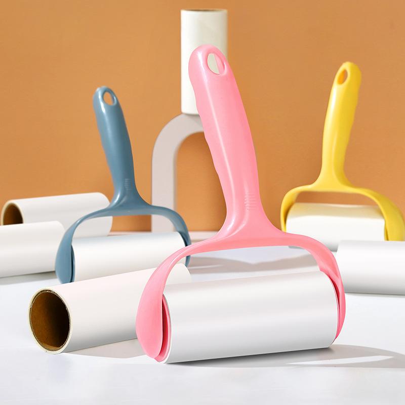 [lent remover pet standing] roller lint roller tearable household pet hair remover hair suction scraping clothes details Picture