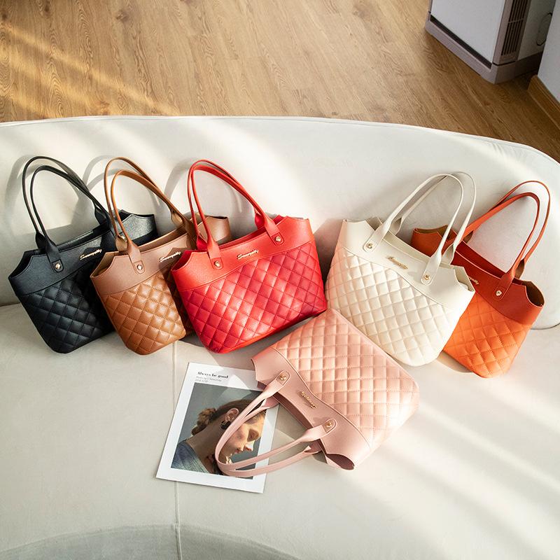 embroidered shoulder shopping bag 2021ladies handbag foreign trade bag women wholesale fashion lady handbag details Picture