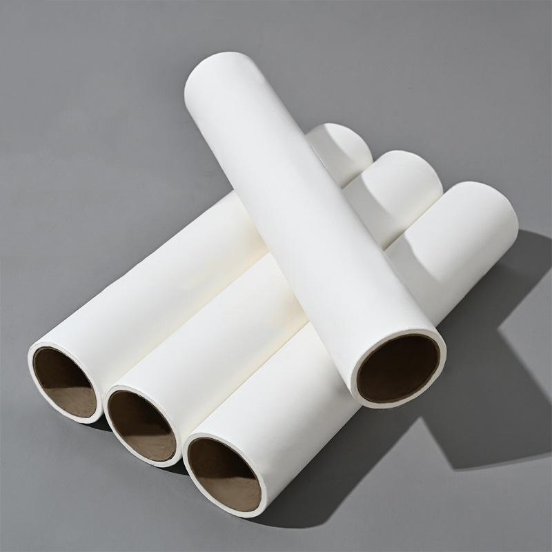 rolling brush sticky roll paper tearable lint remover roller replacement paper core hair removal roll paper pet fantastic fuzz remover details Picture