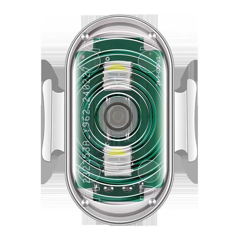 Navigation light, aircraft light, new motorcycle flashing light, LED remote control light, USB charging, kite light, warning light Item Picture