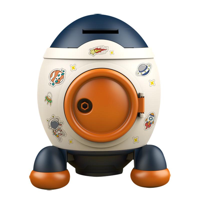 piggy bank rocket tube piggy bank large capacity desktop decoration ins wind accessible children cartoon piggy bank Item Picture