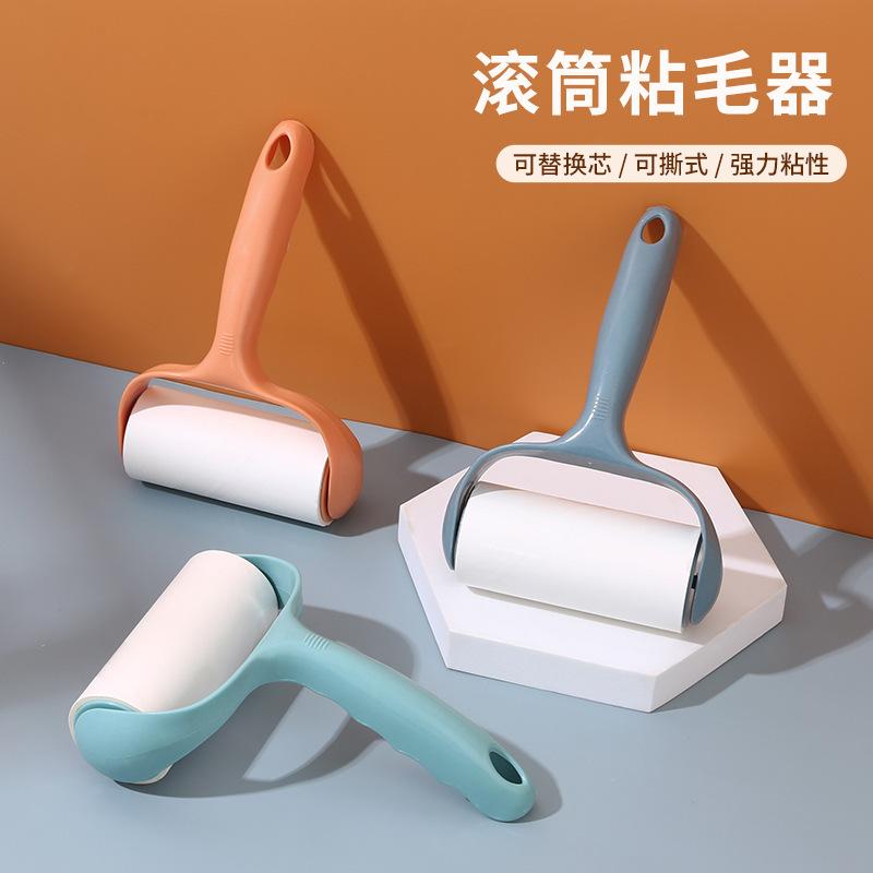 3787 lent remover roller tearable paper lint dust removal household rolling brush clothes brush fur cleaner clothing sticky dust details Picture