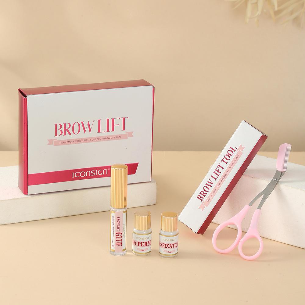 cross-border new arrival beauty kits fast shaping tool light luxury high-end eyebrow scalding set