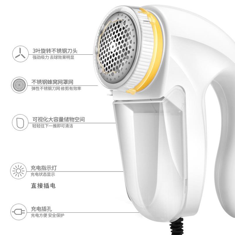 Factory Direct Sales Direct Plug Household Fur Ball Trimmer European Standard American Standard Foreign Trade Lint Remover Shaving Machine details Picture