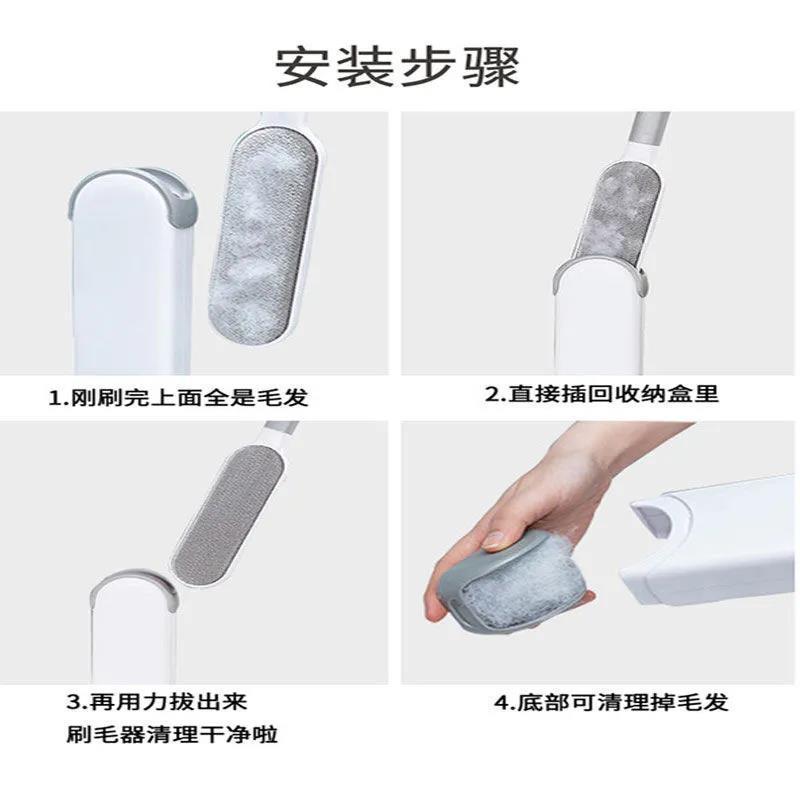 clothes hair-removal brush lent remover hair brush brush electrostatic brush pilling lint roller dust removal household  hair cleanup artifact Specification drawing
