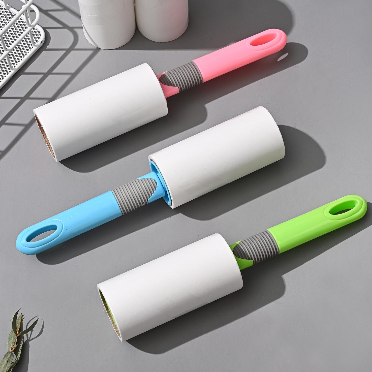 tearable lint remover roll paper dust eliminating hair collecting drum type sticky paper household hair remover replaceable paper core Specification drawing