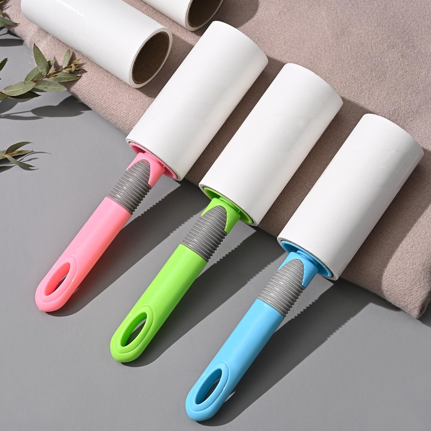 tearable lint remover roll paper dust eliminating hair collecting drum type sticky paper household hair remover replaceable paper core Application Scenario