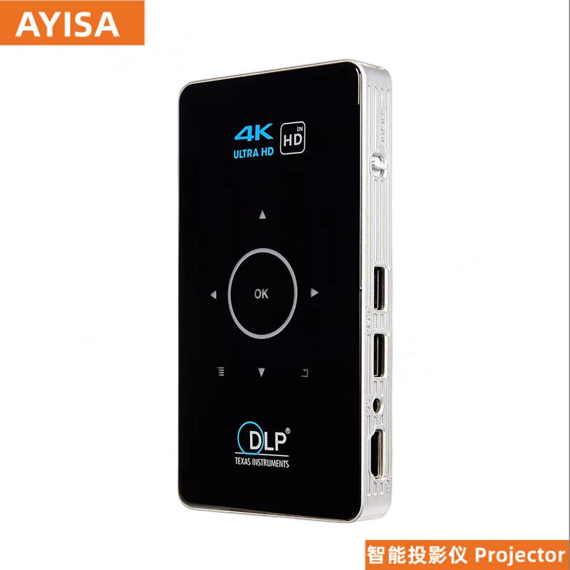 C6 Android Smart Dlp Hd Mini Portable Home Mobile Phone Projector Projector Projector