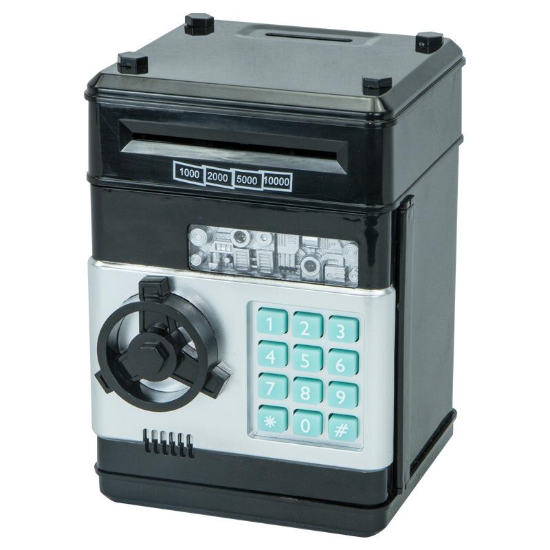 children's gift toy automatic roll money cartoon classic atm machine password safe box saving box coin piggy bank Item Picture