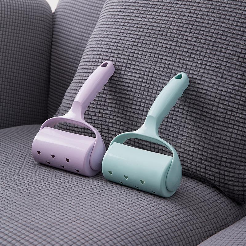 t tearable lint remover barrel self-produced portable sticky clothing pet sticky roller hair remover roller dust removal details Picture