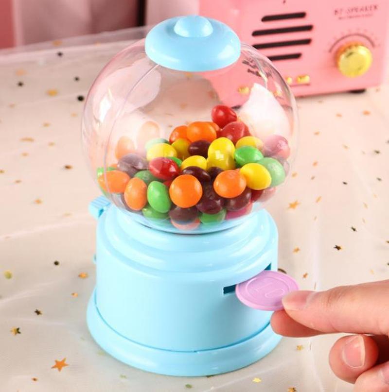 foreign trade cute gift wedding candies box korean mini sugar twisting machine gumball machine children's sugar toy storage piggy bank details Picture