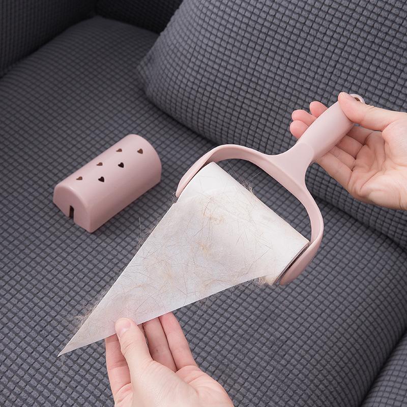 t tearable lint remover barrel self-produced portable sticky clothing pet sticky roller hair remover roller dust removal Application Scenario
