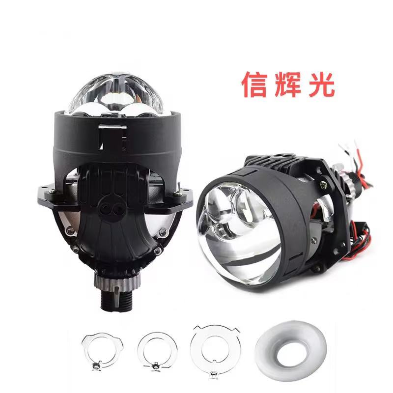 Automotive LED dual-lens laser headlights with integrated high and low beam upgrade intelligent headlight lens lamps pic 6