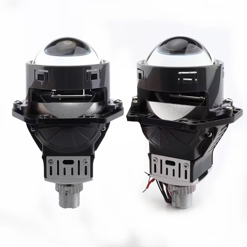Automotive LED dual-lens laser headlights with integrated high and low beam upgrade intelligent headlight lens lamps pic 5