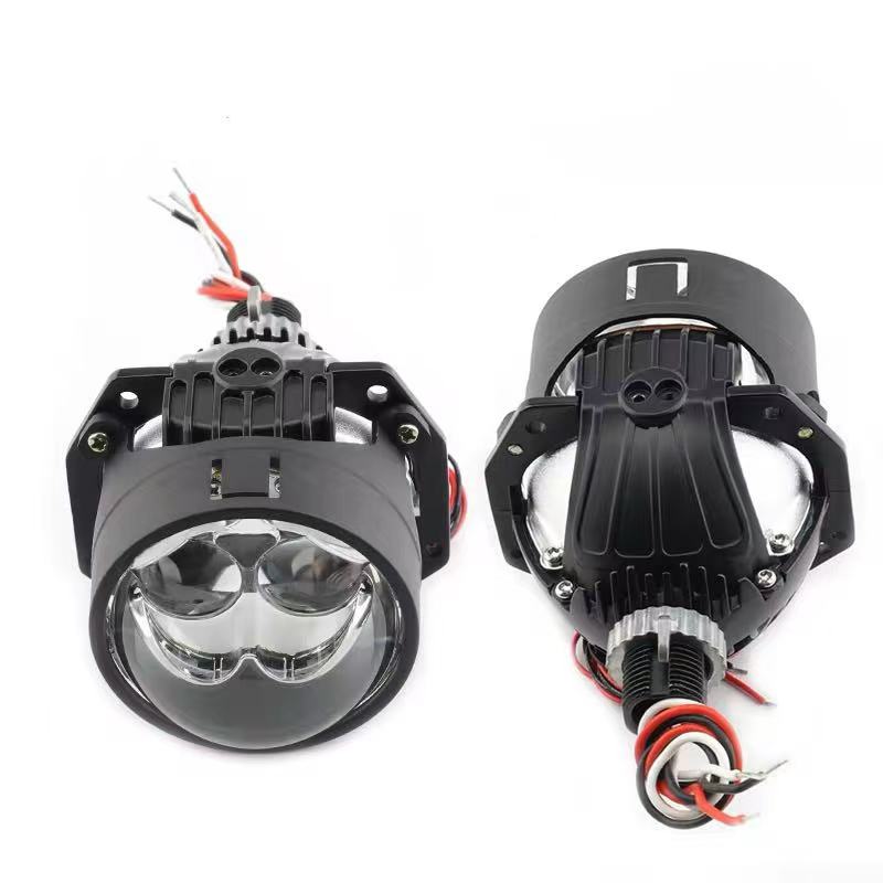 Automotive LED dual-lens laser headlights with integrated high and low beam upgrade intelligent headlight lens lamps pic 4
