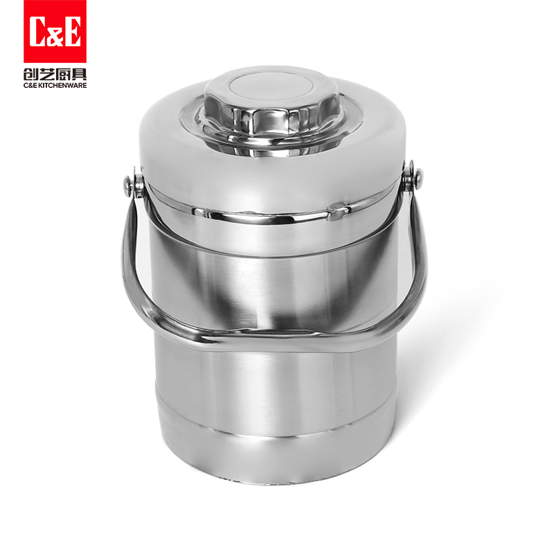 C&E Creative Stainless Steel Hot Pot large-capacity insulated box, multi-functional insulated hot pot kitchenware for home use
