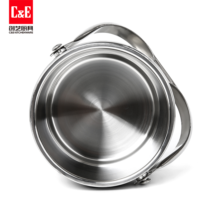 C&E Creative Stainless Steel Hot Pot large-capacity insulated box, multi-functional insulated hot pot kitchenware for home use Application Scenario