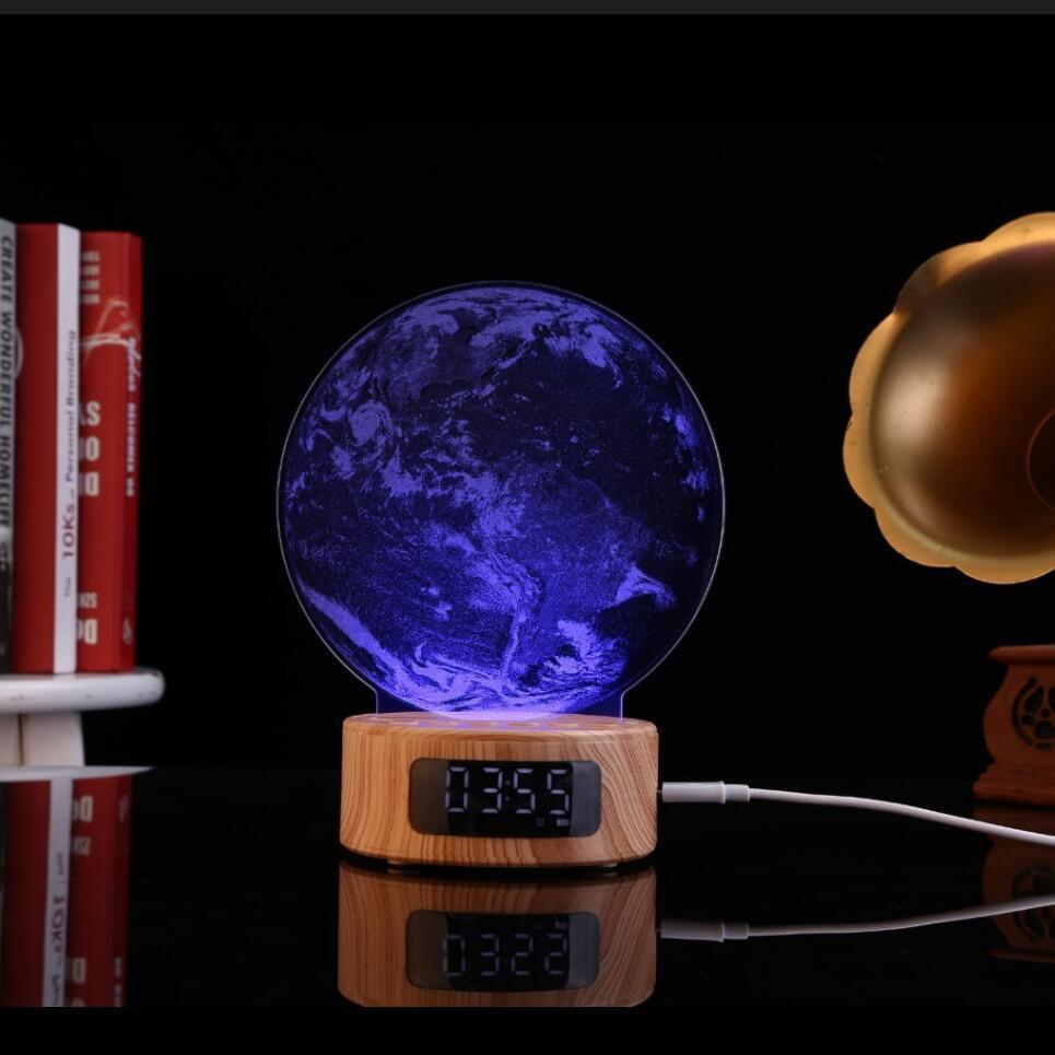 foreign trade exclusive for leftover stock clearance 3d lamp speaker inner carving acrylic plate bluetooth speaker gift customization Application Scenario