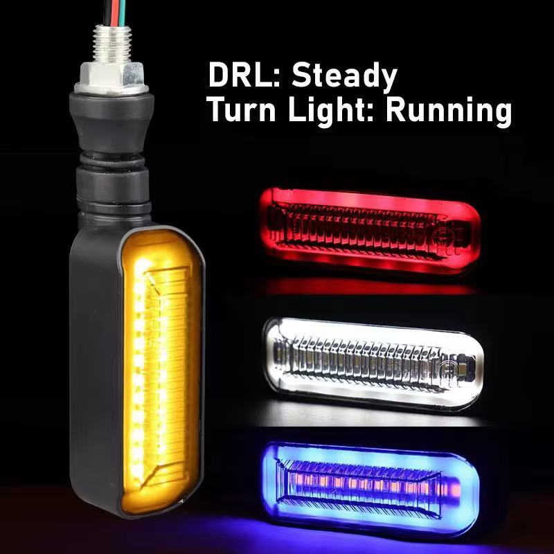 Motorcycle LED turn signal light 12V yellow flowing light taillight turn signal indicator light Application Scenario