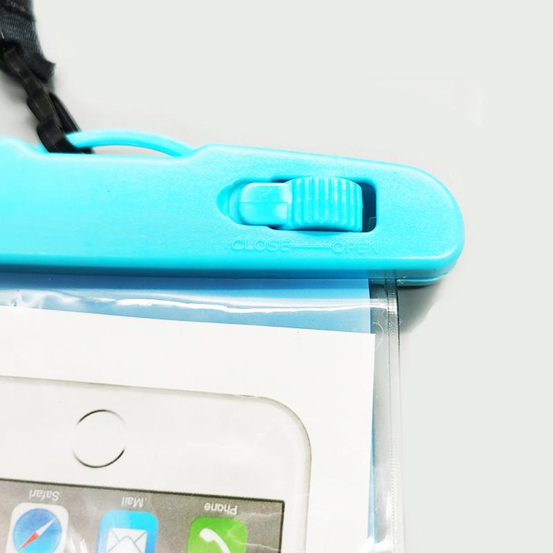 Outdoor Drifting Mobile Phone Waterproof Bag Cartoon Pattern Waterproof Bag Mobile Phone Case Photo Touch Screen Transparent Protective Bag Specification drawing