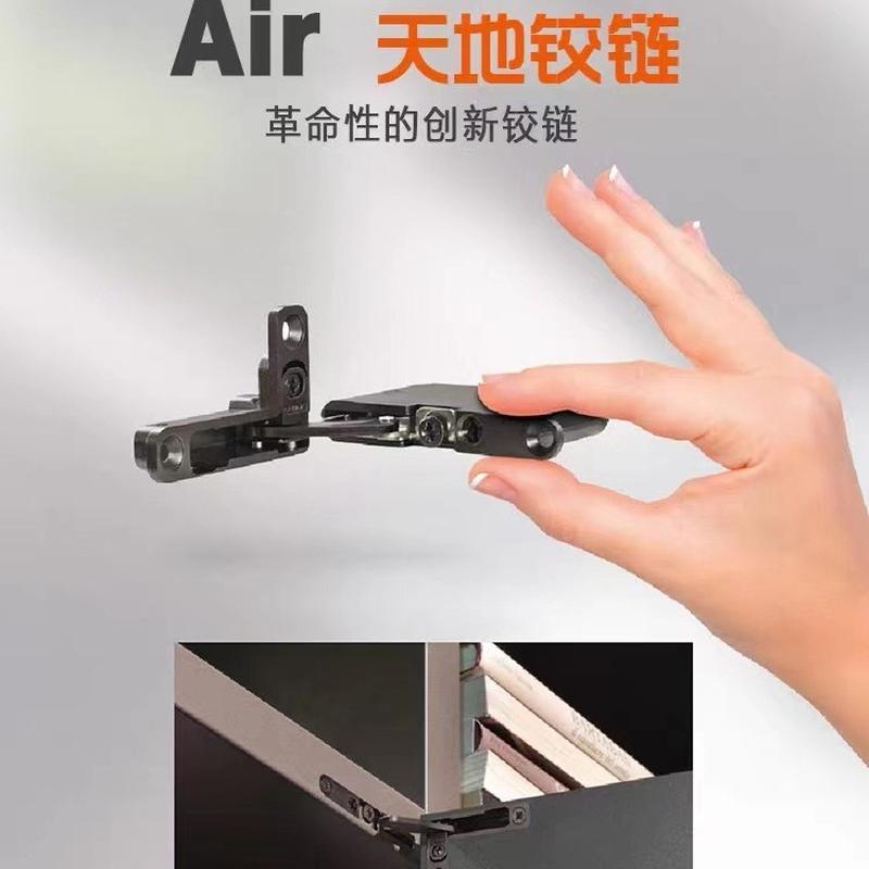 Italian Saliceair World Hinge Damping Wardrobe and Cabinet Wooden Door Gss Aluminum Frame Door Hinge Specification drawing
