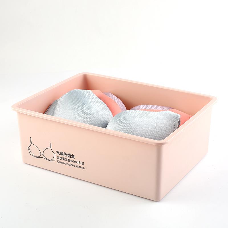 underwear storage box wardrobe wardrobe plastic storage cabinet panty socks bra storage box organizing box factory details Picture
