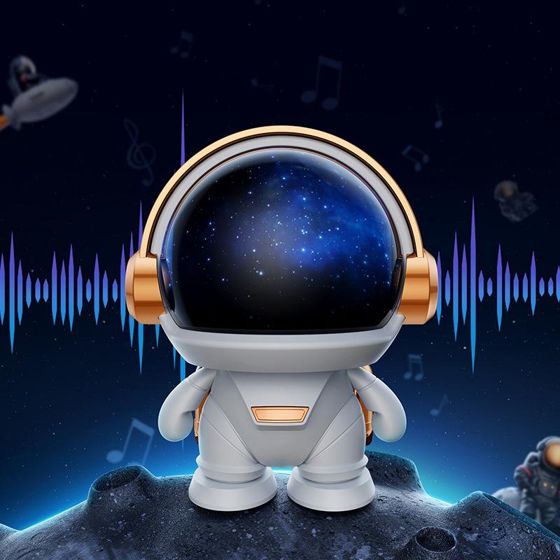 Spaceman Astronaut Wireless Bluetooth Speaker TWS Couplet Cute Cool Boys and Girls Outdoor Subwoofer Gift Specification drawing