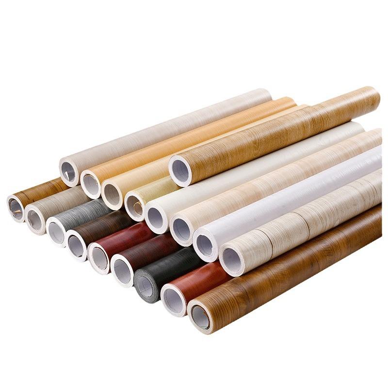 furniture refurbished stickers self-adhesive wood grain sticker wardrobe cabinet desktop ugly imitation wood wallpaper waterproof moisture-proof table Item Picture