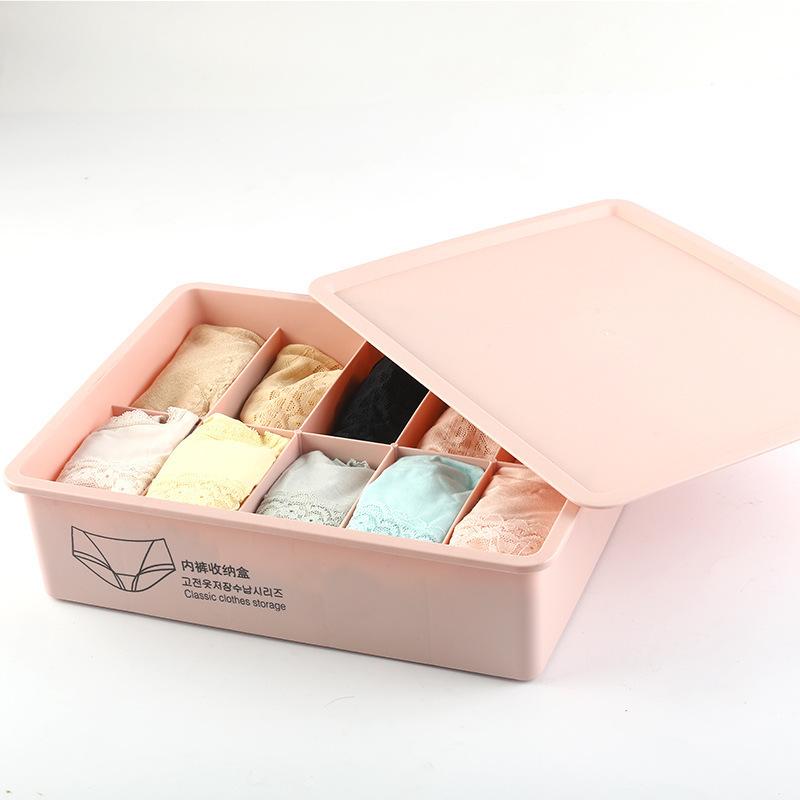 underwear storage box wardrobe wardrobe plastic storage cabinet panty socks bra storage box organizing box factory Specification drawing