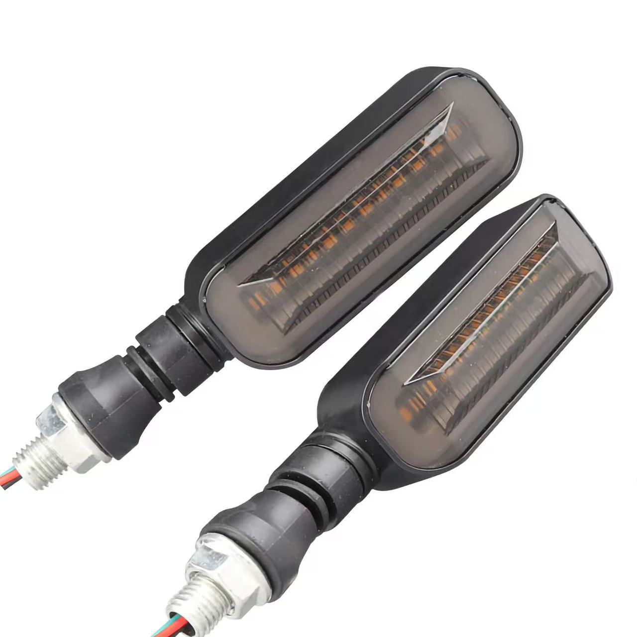 Motorcycle LED turn signal light 12V yellow flowing light taillight turn signal indicator light Item Picture